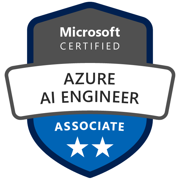 Microsoft Certified: Azure AI Engineer Associate